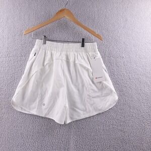 Lululemon Speed Up Shorts White Size 4 Athletic Running Workout Gym New w/ Tags